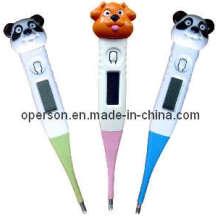 Cartoon Digital Thermometer with Soft or Hard Tip